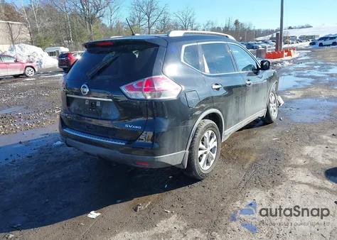 2016 Nissan Rogue Sv из США, поврежденный, VIN KNMAT2MV1GP623478